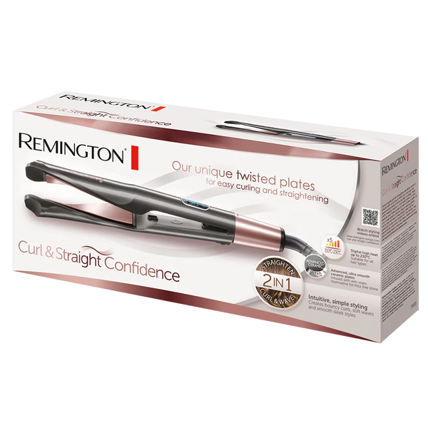 Remington 2-in-1 Hair Curler & Straightener | S6606