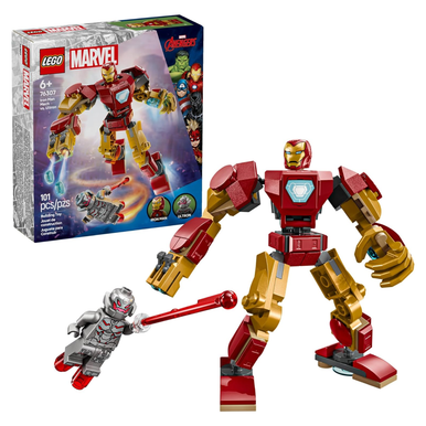 LEGO Marvel Iron Man Mech vs. Ultron Building Set | 76307