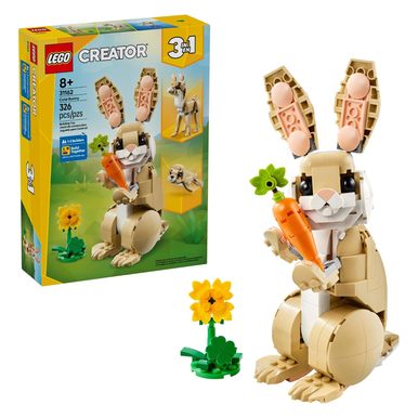 LEGO Creator 3 in 1 Cute Bunny Toy Building Set | 31162