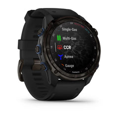 Garmin Descent Mk3i – 51 mm Carbon Grey DLC Titanium With Black Silicone Band | 010-02752-11