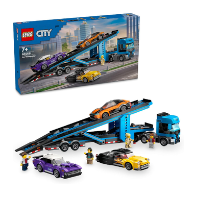 LEGO City Sports Car Transport Truck Building Set - 998Pcs | 60408