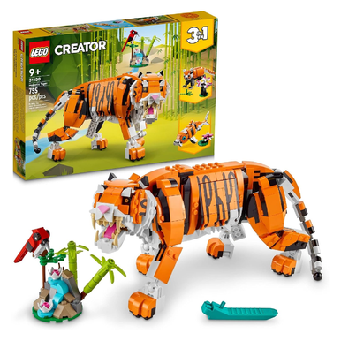 LEGO 3 in 1 Majestic Tiger Building Set | 31129
