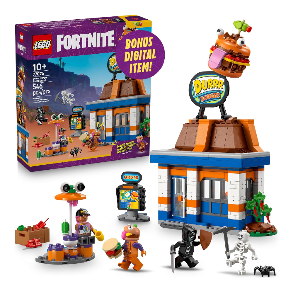Lego Fortnite Durrr Burger Restaurant Kids Toy Building Set | 77076