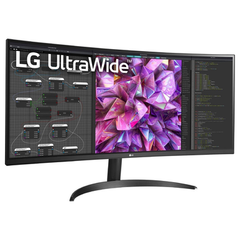 LG 34" QHD IPS HDR10 60HZ Curved Monitor | 34WQ60C-B
