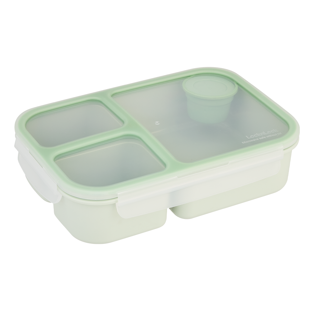Lock n Lock 1.5L Divided Lunch Box -  Mint | HPL782