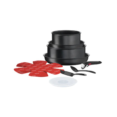 Tefal Ingenio Daily Chef 12-Piece Pan Set - Black | L7629802