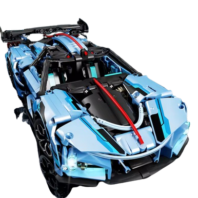 MJI, Creative LEGO-style construction sets, 1188PCS Plastic Assemble Creative Cool Sports Racing Car | MJI- 8621