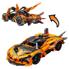 MJi, Creative LEGO-style construction sets, 2088pcs Sports Car Building Set | MJI-8500A