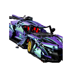 MJI, Creative LEGO-style construction sets, 1268pcs Gradient Apollo (Static Version) Sport Car Building Set | MJI-8624A