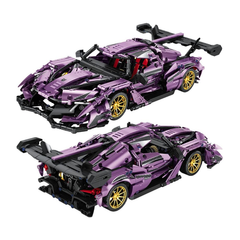 MJI, Creative LEGO-style construction sets, 1266PCS MOC Building Block Car Small | MJI-8614