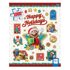 Super Mario Happy Holidays 1000-Piece Jigsaw Puzzle