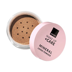 Avon Plus Care Mineral Loose Powder - Medium Deep | 1548379