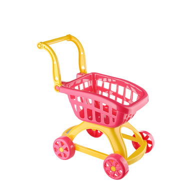 Toy Shopping Cart – Yellow & Pink | CLK-291