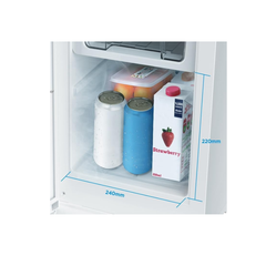 Midea Top Loading Water Dispenser with Bottom Refrigerator - White | YL2037S-B