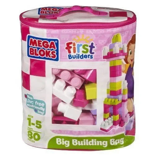 MEGA BLOKS Big Building Bag 80 pcs - Girls | DCH62
