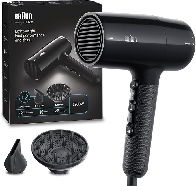 Braun HD2.2 Lightweight Hair Dryer | BRHD225E