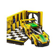 MJI, Creative LEGO-style construction sets, 489pcs Sports Car Building Set | MJI-13083