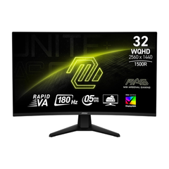 MSI MAG 32CQ6F 31.5" QHD 180Hz 1500R Curved Gaming Monitor â 0.5ms, HDR 400, Adaptive Sync, AI Vision Enhanced, Tilt Adjustability â Black