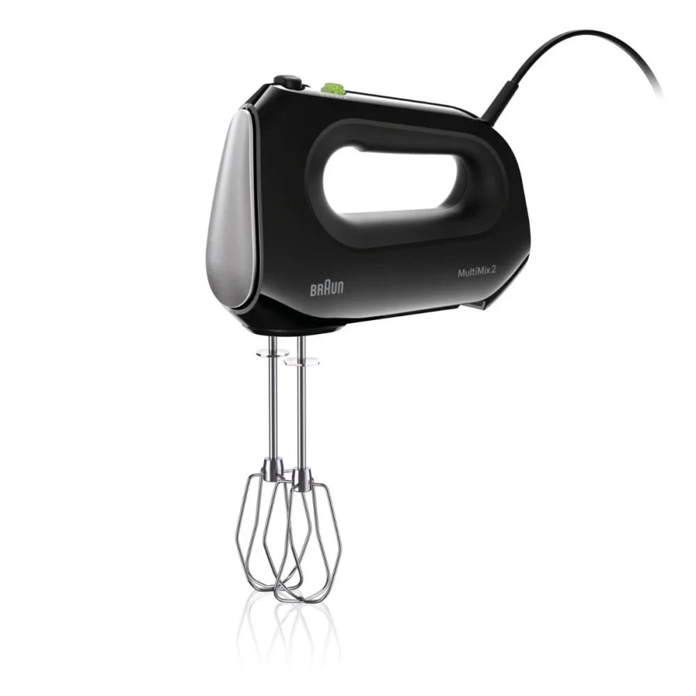 Braun MultiMix 2 Hand Mixer 500W 4 Speeds Turbo Black | HM201AI