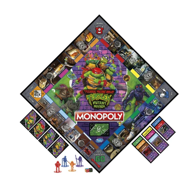 Monopoly Teenage Mutant Ninja Turtles: Mutant Mayhem Edition Board Game | F8063000