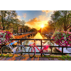 Puzzle W RS: Bicycles of Amsterdam XL 1010 | 476111