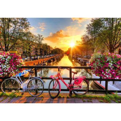 Puzzle W RS: Bicycles of Amsterdam XL 1010 | 476111