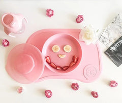 Twistshake Click Mat + Plate 6+m Pastel Pink | 78129