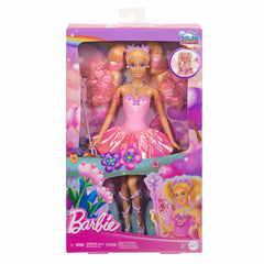 Barbie Fantasy Fairy Doll with Color-Change Wings, Wand & Accessories | JCP76