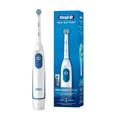 Oral-B Pro Battery Toothbrush Precision Clean Replaceable Brush Head