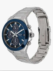 Casio Edifice Men Solar Chronograph Watch - Blue Silver | EFS-S650D-2ADF