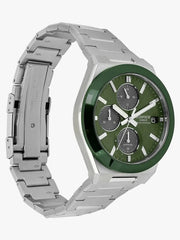 Casio Edifice Men Solar Chronograph Watch - Green Silver | EFS-S650D-3ADF
