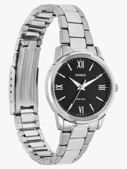 Casio Women Analog Watch - Black / Silver | LTP-1303DD-1AVDF