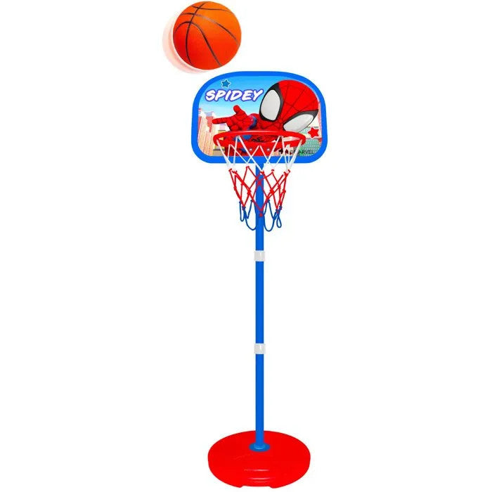 Marvel Spidey Kids Basketball Hoop Stand Set with Ball & Pump | EOMS007-2