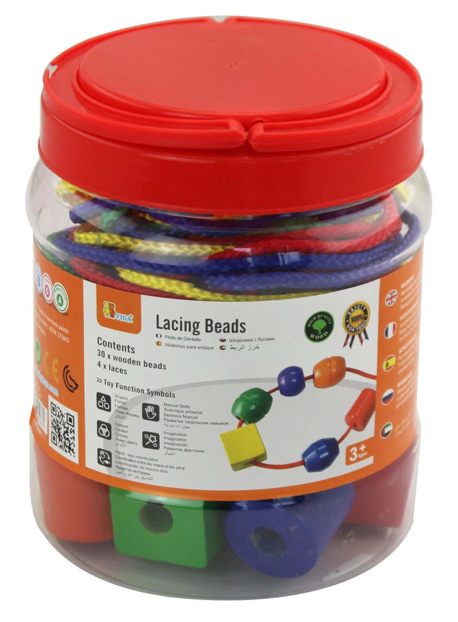 Viga Lacing Beads Set | 58466