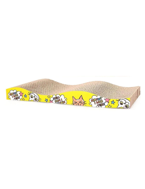 XL Carton Wavy Cat Scratcher | IG109