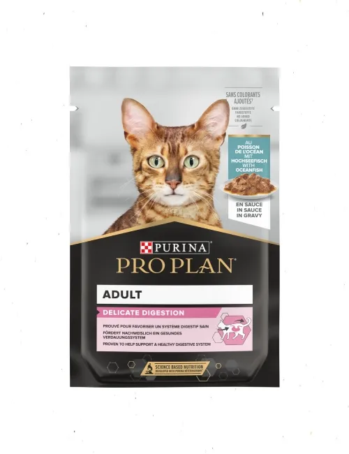 Purina Pro Plan Adult Delicate Digestion Oceanfish in Gravy 85g