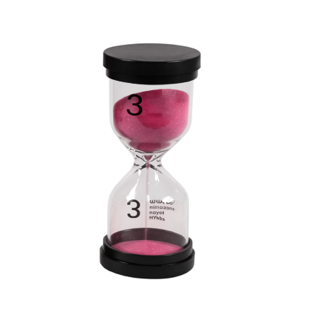 3-Minute Sand Timer - Pink