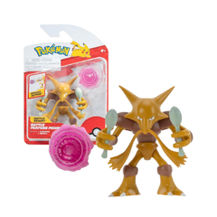 Pokémon PKW3036 مجسم شخصية المعركة 4.5 بوصة - ألاكَازام، سيمسالا، متوسط | PKW3036