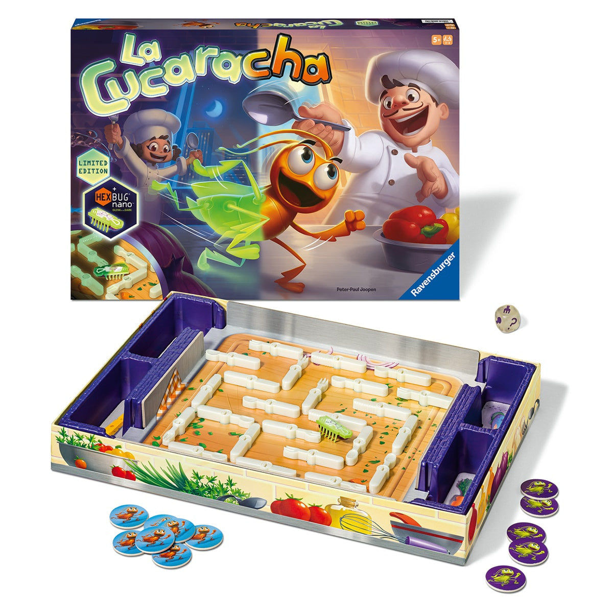 Ravensburger La Cucaracha Glow In The Dark Board Game