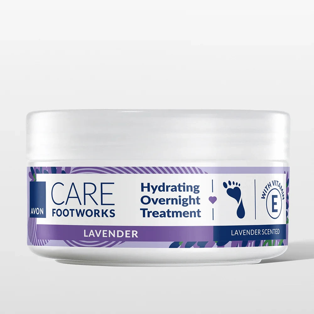 Avon Footworks Lavender Overnight Cream Restage Jar | 1589341