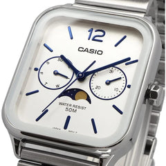 Casio Men 3-Hand Multi-Dial Watch - White / Silver | MTP-M305D-7AVDF