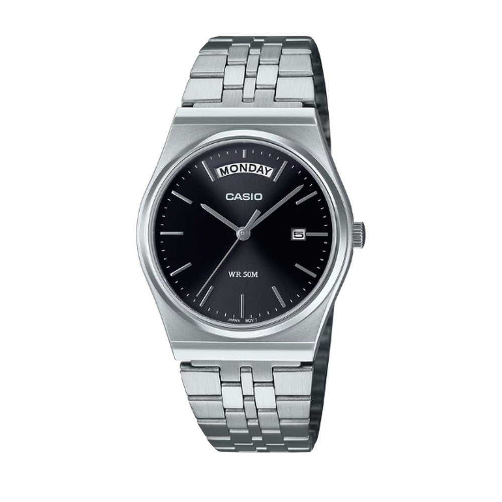 Casio Men 3-Hand Watch - Black / Silver | MTP-B146D-1AVDF