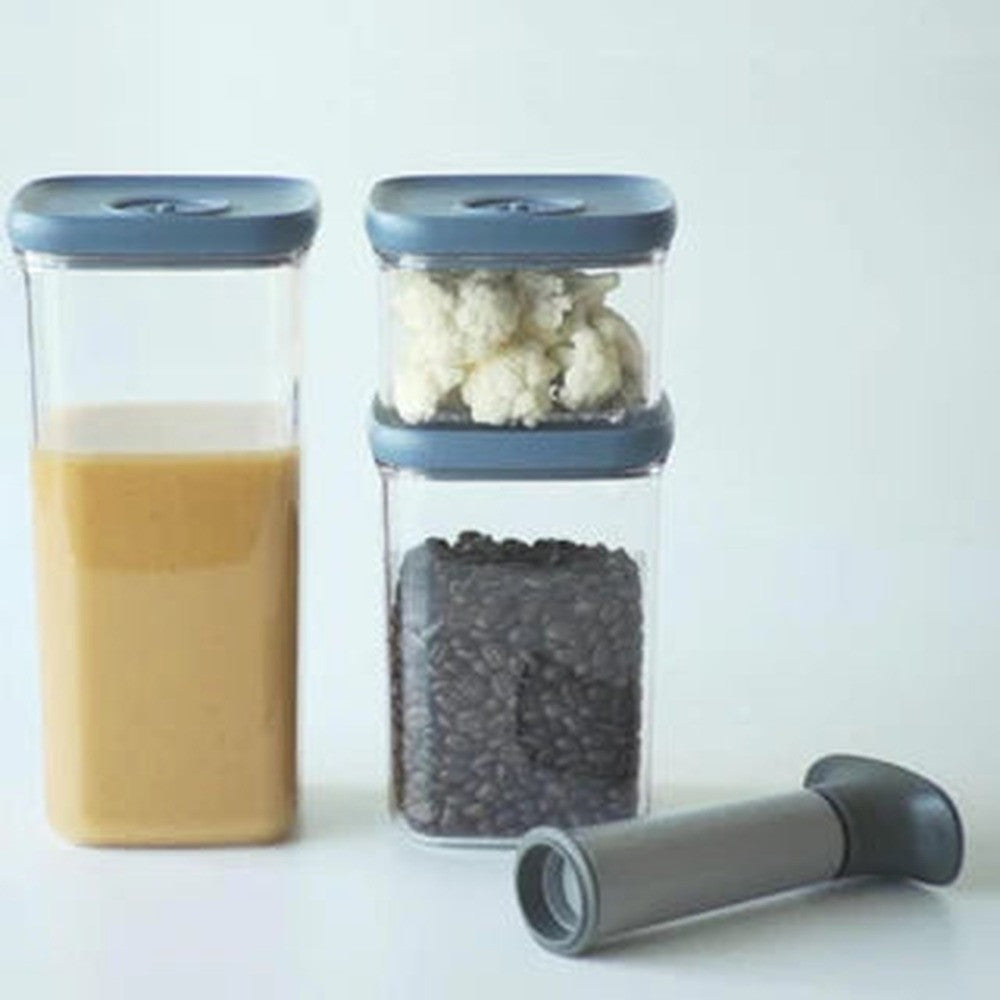 Berghoff 285280 Vacuum Food Containers Set 4pc Airtight Stackable