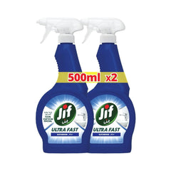 Jif Bathroom Cleaner Ultra Fast Spray 500ml x 2 Pack | 256915