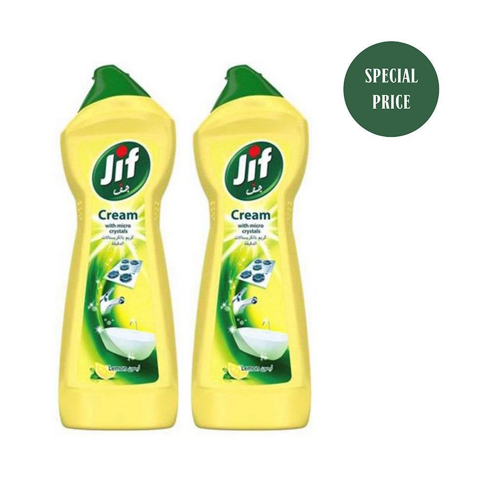 Jif Cream Lemon Surface Cleaner 750ml Pack of 2 | 272040