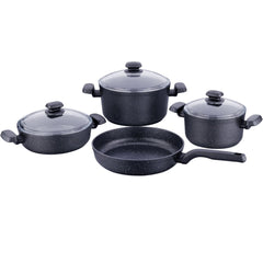 Korkmaz Ornella 7 pieces Cookware Set Granite Non-Stick | 276743