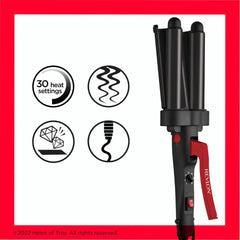 Revlon Hair Curler Three-Prong Jumbo Barrels | 267796