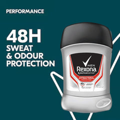Rexona Men Antiperspirant Anti-Bacterial Stick 40g | 274232