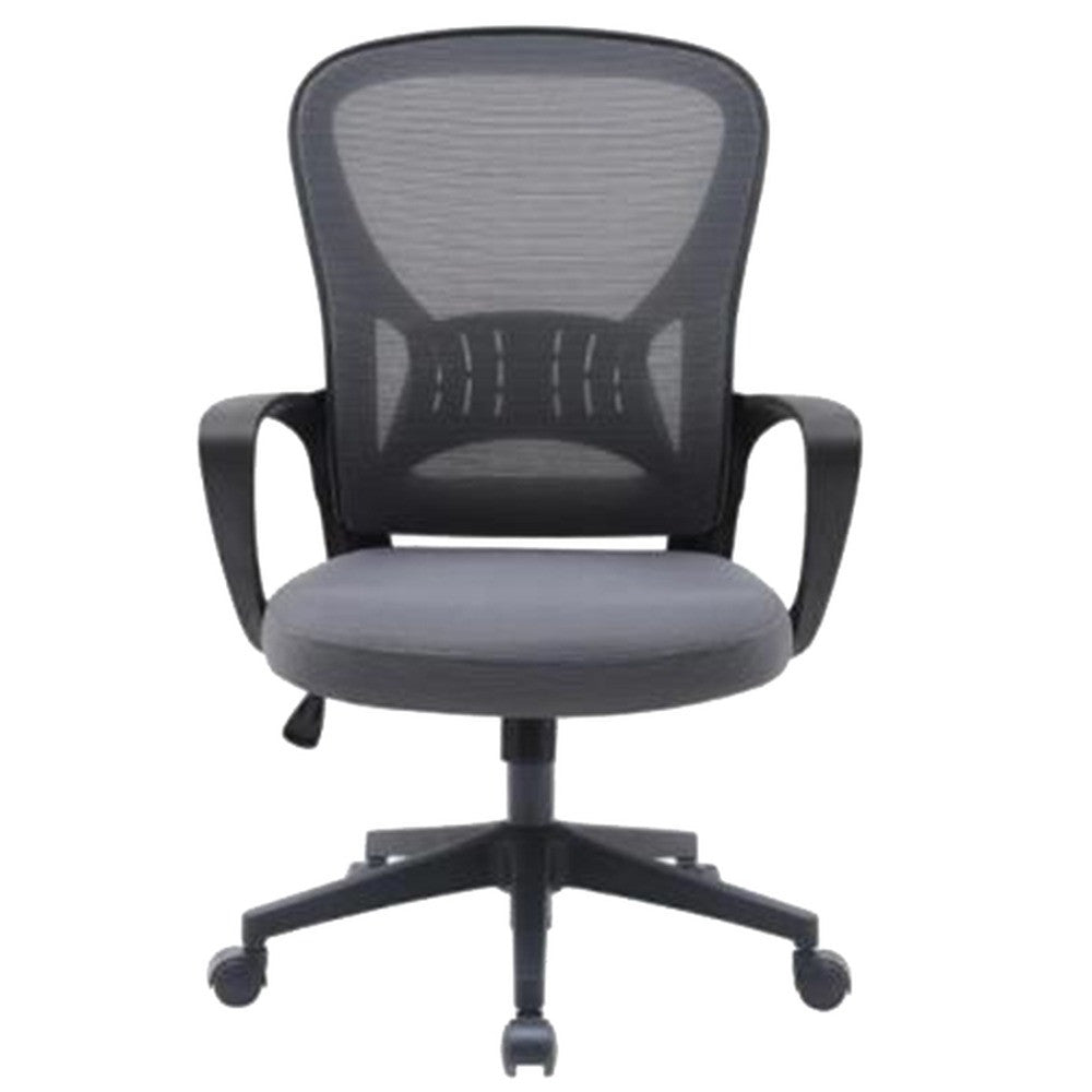 Valencia Mid-Back Chair Black Mesh | VL 8905M-BK