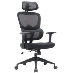 Valencia High-Back Chair Black Mesh 670x640x1240mm | VL 8030H-BK